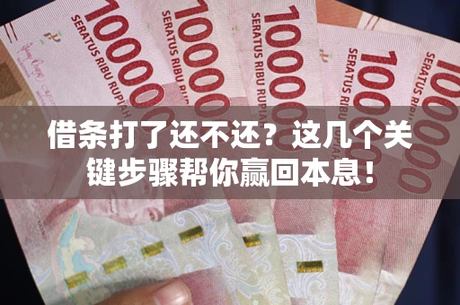 武汉借条打了还不还？这几个关键步骤帮你赢回本息！