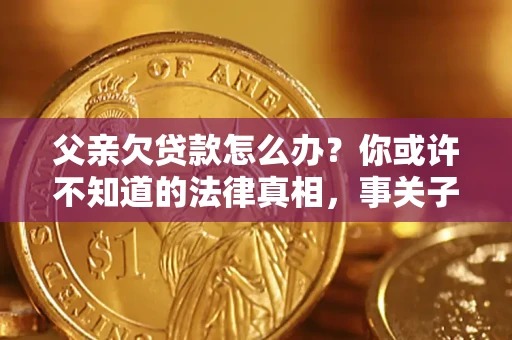 武汉父亲欠贷款怎么办？你或许不知道的法律真相，事关子女未来