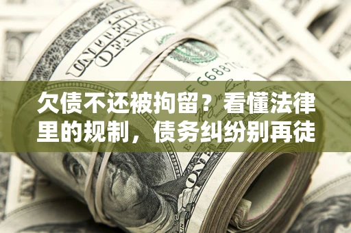武汉欠债不还被拘留？看懂法律里的规制，债务纠纷别再徒劳奔波