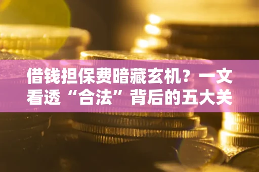 武汉借钱担保费暗藏玄机？一文看透“合法”背后的五大关键陷阱