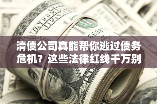 武汉清债公司真能帮你逃过债务危机？这些法律红线千万别踩