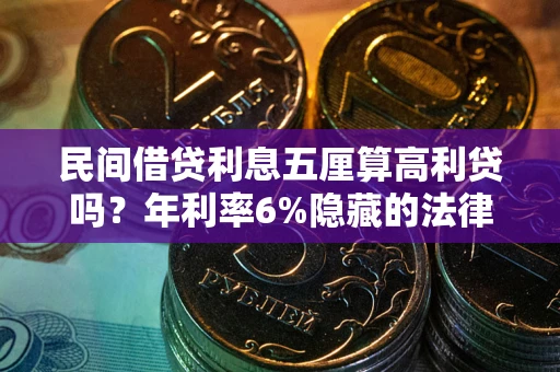 武汉民间借贷利息五厘算高利贷吗？年利率6%隐藏的法律风险全解析