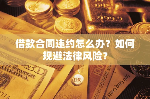 武汉借款合同违约怎么办？如何规避法律风险？
